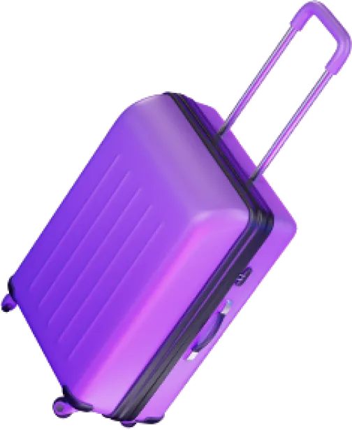 3d изображение чемодана