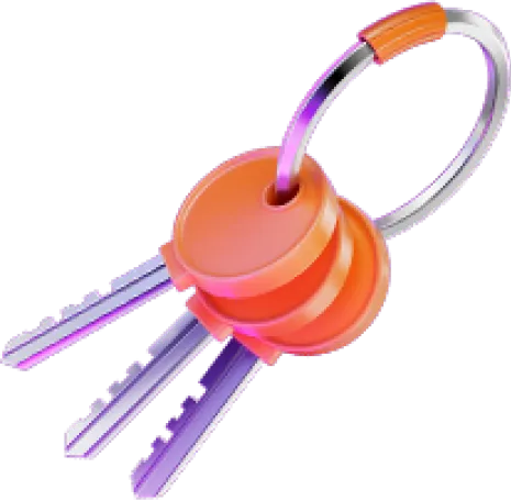 3d изображение ключей