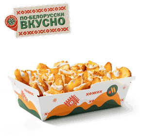 Картофель по-деревенски Сметана и лук