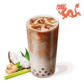 Бабл Айс кофе Красный дракон