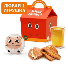 Кидз Комбо блины с игрушкой