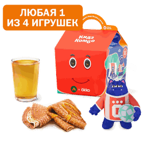 Кидз Комбо блины с игрушкой Бубокко