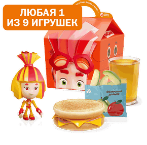 Кидз Комбо тост с игрушкой Фиксики