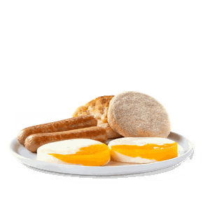 Яичница с сосисками