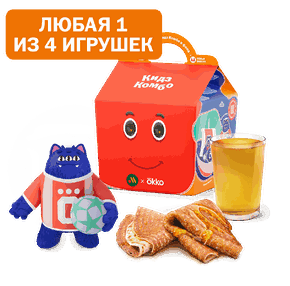 Кидз Комбо блины с игрушкой Бубокко